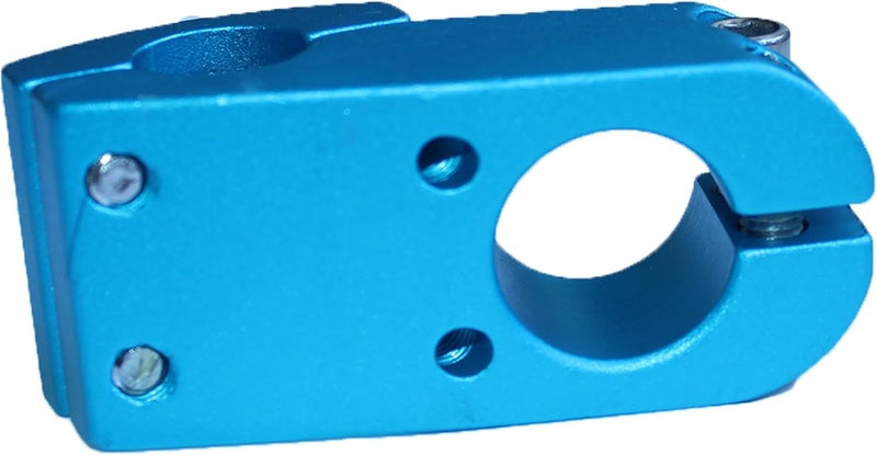 Libereco Aluminum Alloy BMX Stem: Fits 22.2mm Handlebar & 28.6mm Fork: Lightweight High-Strength Freestyle Stem (Blue (Matte Surface), 22.2x28.6x45) - Image 4